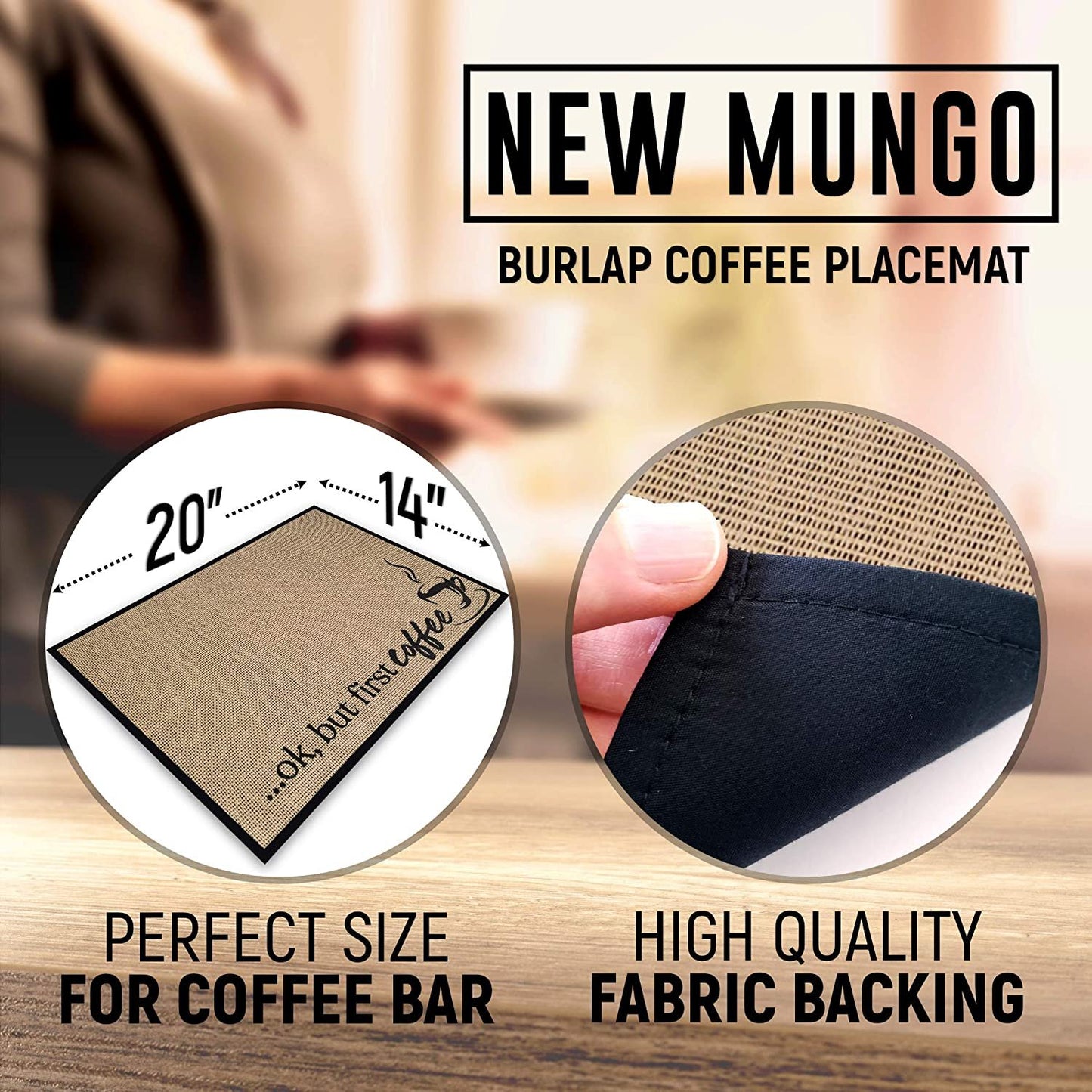 Coffee Bar Mat - Ok, But First Coffee Mat