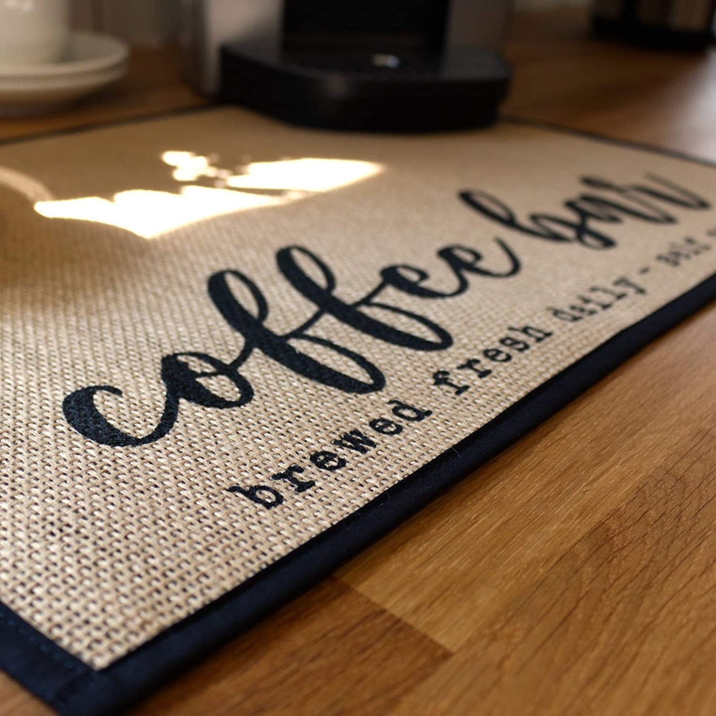 Coffee Bar Mat - Brewed Fresh Daily Self Serve Mat