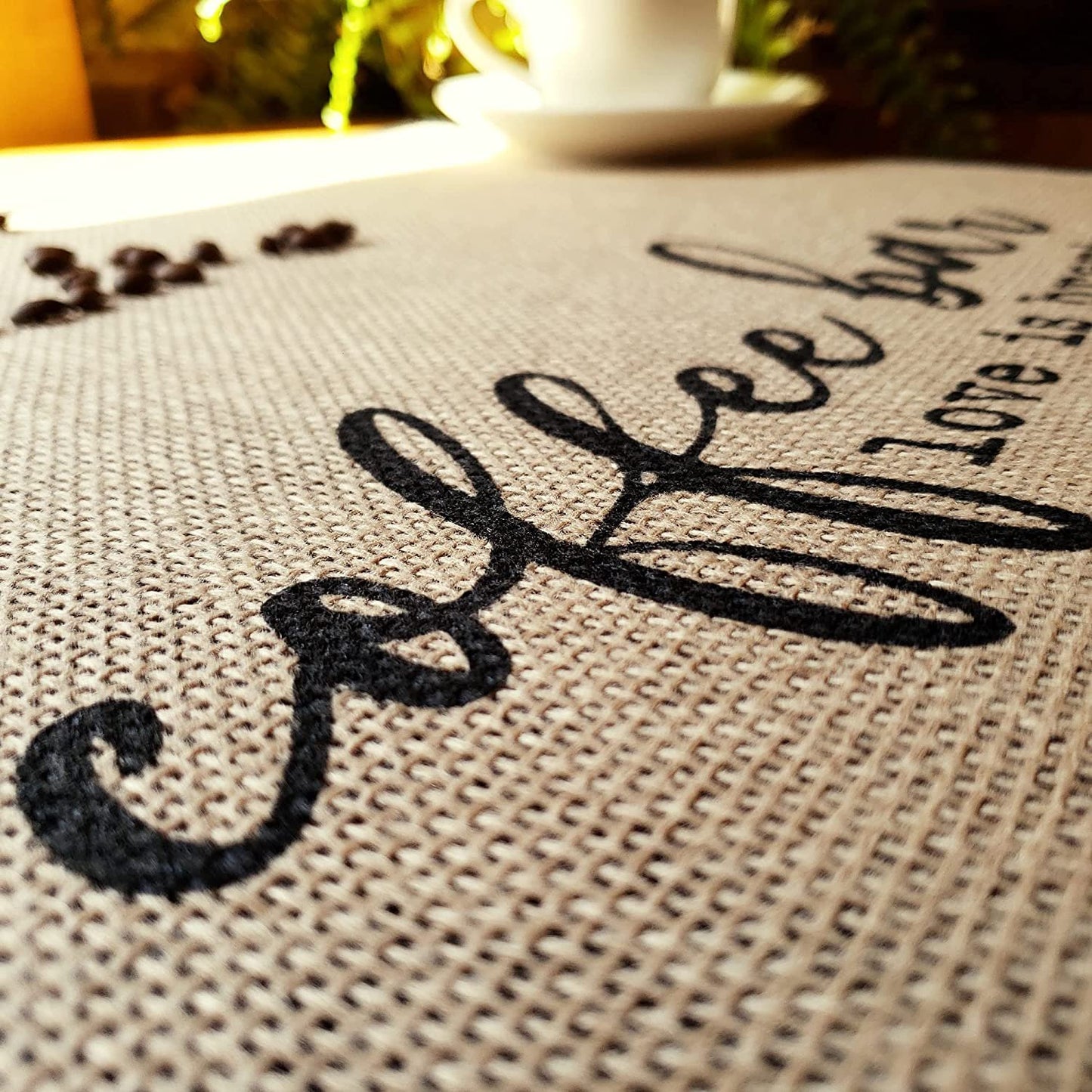 Coffee Bar Mat - Love is Brewing