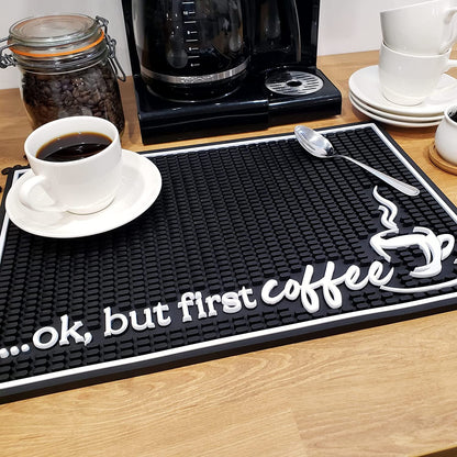 Coffee Bar Mat - Ok, But First Coffee